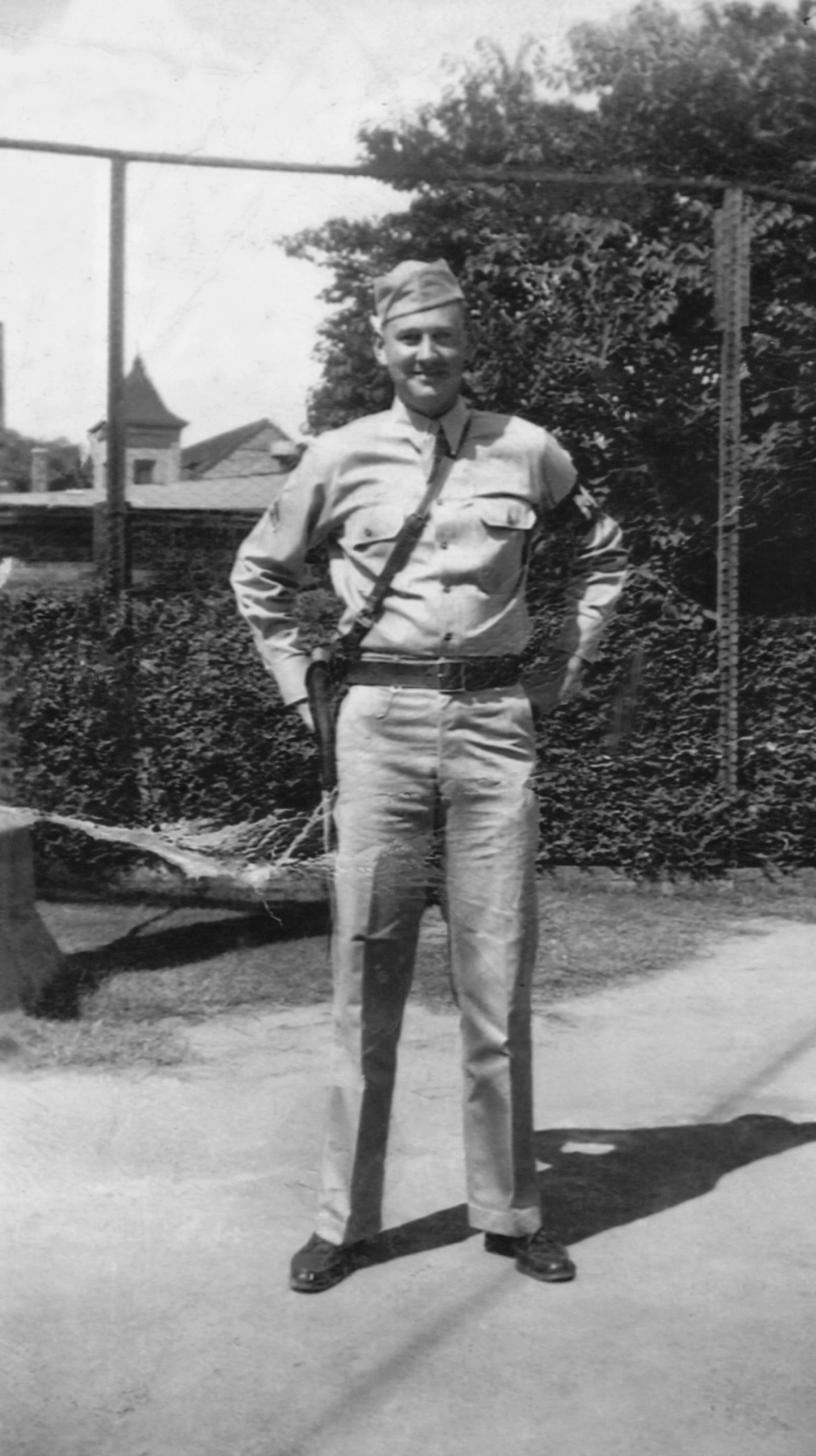 Tony's dad in uniform Tony's dad in uniform