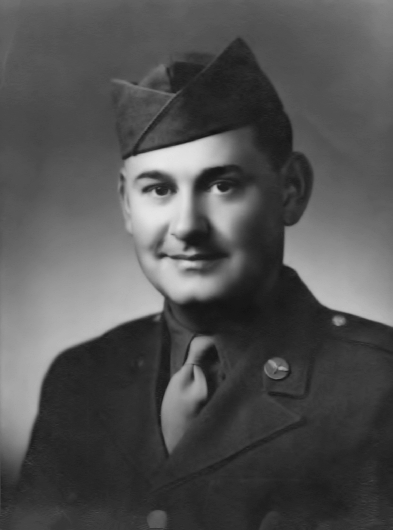 Tony's dad in uniform, studio photo Tony's dad in uniform, studio photo